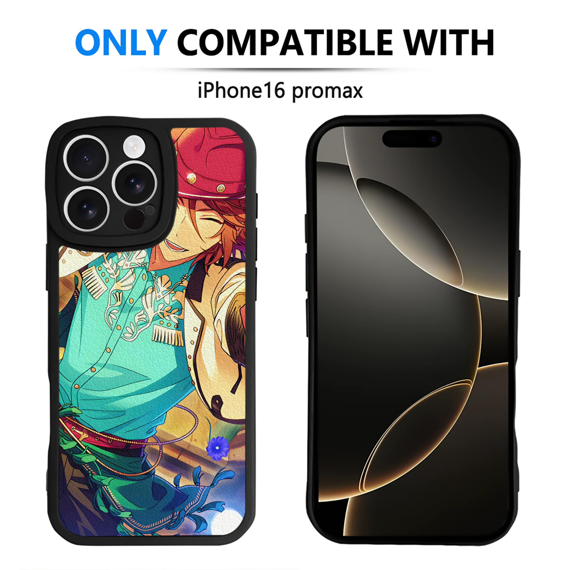 （画像用） あんさんぶるスターズ! Ensemble Stars 【iPhone 16シリーズ対応】シリコンスマホケース（レザー調） 材質：シリコン